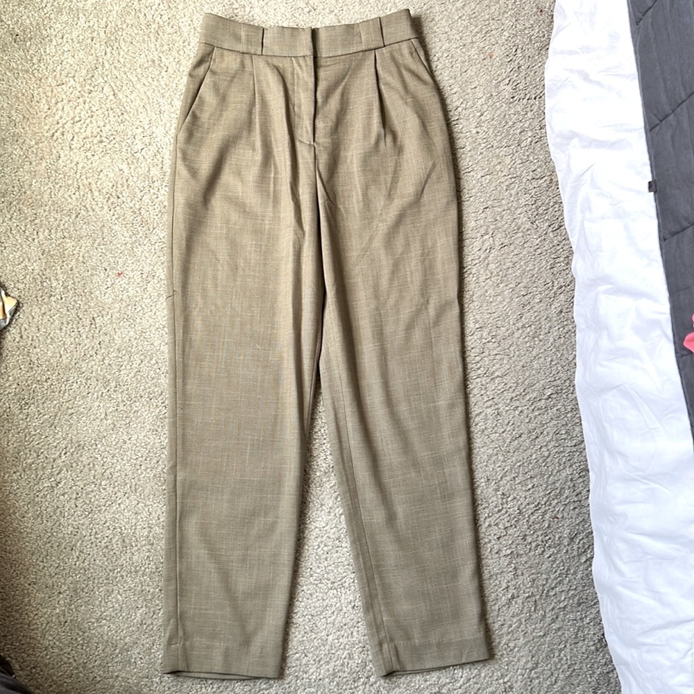 H&M tan trousers